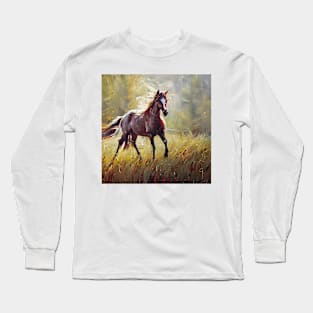 through the waving grass Long Sleeve T-Shirt